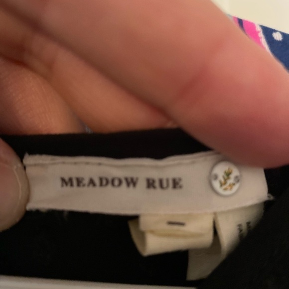 Anthropologie black blouse by Meadow Rue - Picture 2 of 3